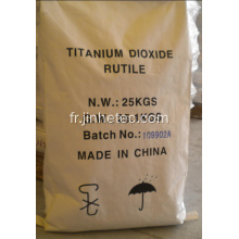 Dioxyde de titane Rutile et anatase pour la peinture